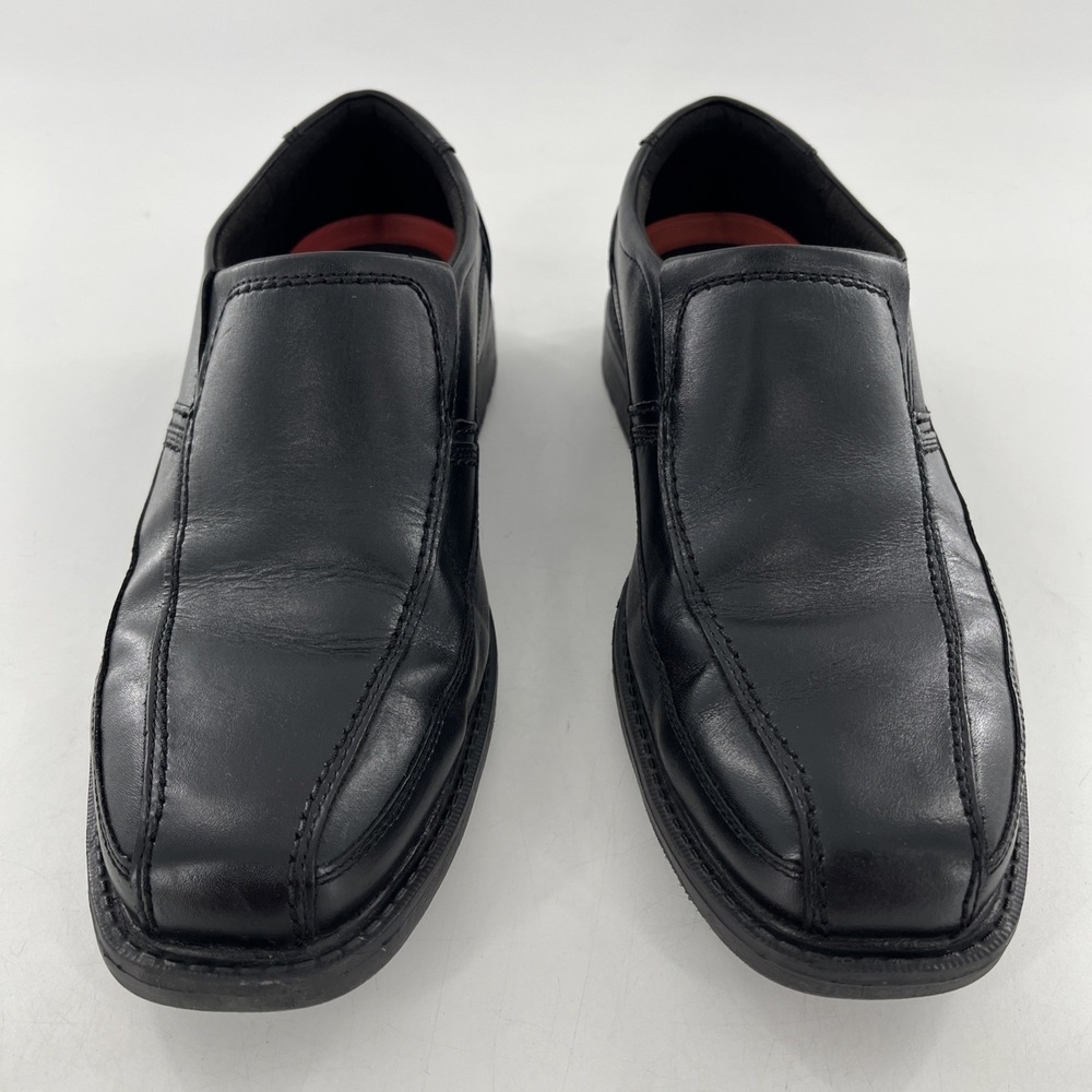 Rockport Trutech Style Leader 2 Bike Toe Slip On Mens Loafer Black 10 M - Picture 2 of 15